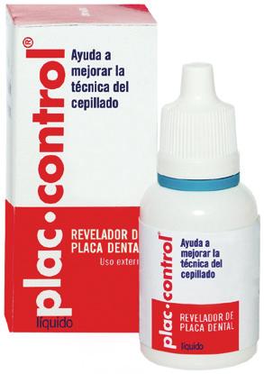 comprimidos Para un control periódico de la efectividad de la higiene bucal (tiñe de rojo el biofilm oral acumulado entre los dientes).