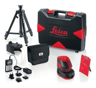 806656 9 Paquete Leica Lino LP5 Pro: La solución completa para aplicaciones de interiores El láser de punto y línea Leica Lino LP5, tablilla de puntería, adaptador magnético multifuncional, bolsa de