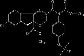 Nuevos ingredientes activos para el manejo de la polilla de la Manzana Indoxacarb: (Avaunt 30 WG, DuPont) pertenece al grupo químico de las oxadiazinas (pirazolinas) que bloquea el canal de sodio en