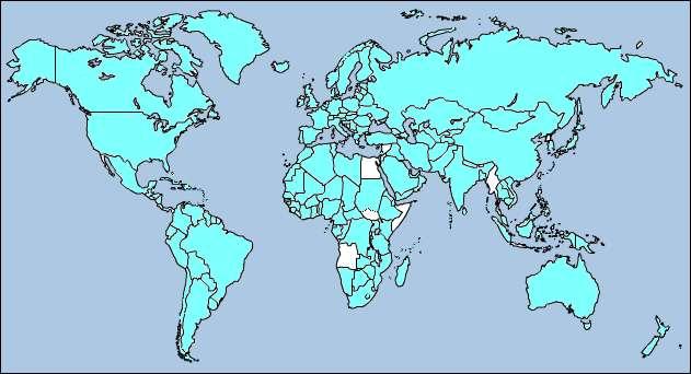 Miembros de la OPAQ en la actualidad Estadísticas mundiales
