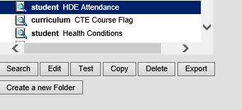 GI Outbreak Survey Instructions The Import Call List will be exported from Infinite Campus. Log into IC and select Ad Hoc from the Index. The HDE Attendance query is located in the following folders.
