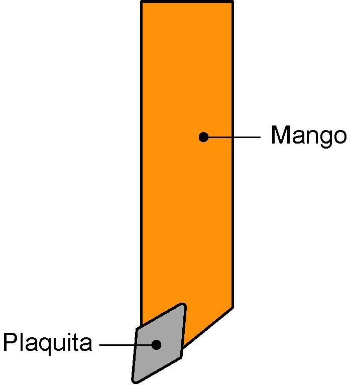 Herramientas de torno Los parámetros a definir para una herramienta de torno son: Plaquita: Define la parte de la herramienta que mecaniza.