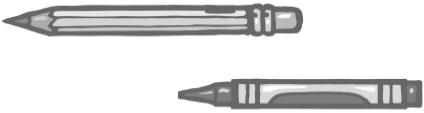 1. Utiliza tu regla para encontrar la longitud del lápiz y del crayón. a. Qué tan largo es el crayón? centímetros b.