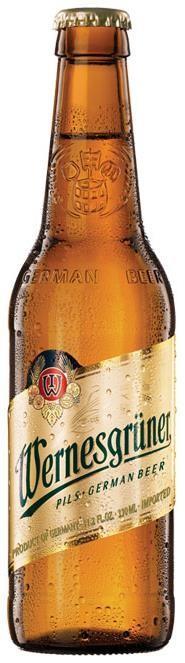 Cerveza Wernesgrüner Descripción: Fabricada conforme a la ley alemana de pureza de 1516.