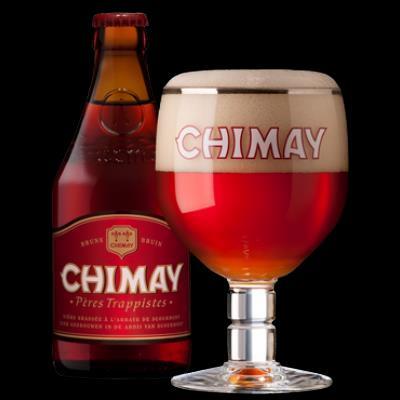 Cerveza Chimay Red Descripción: Cerveza oscura, de color rojo cobrizo, desprende un aroma ligero y