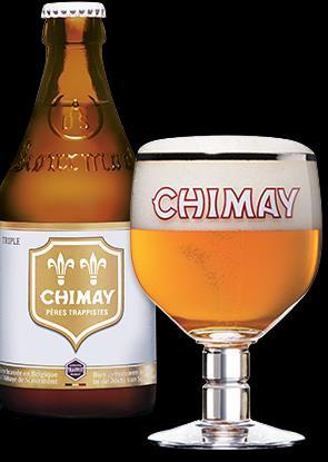 Cerveza Chimay Triple Descripción: La Chimay Triple, de color dorado, combina el dulzor y amargor en un equilibrio