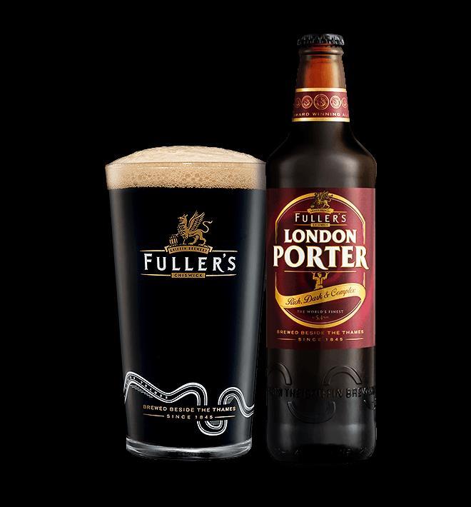 Cerveza Fuller s London Porter Descripción: Referente indiscutido del estilo tradicionalmente conocido como Brown Porter.