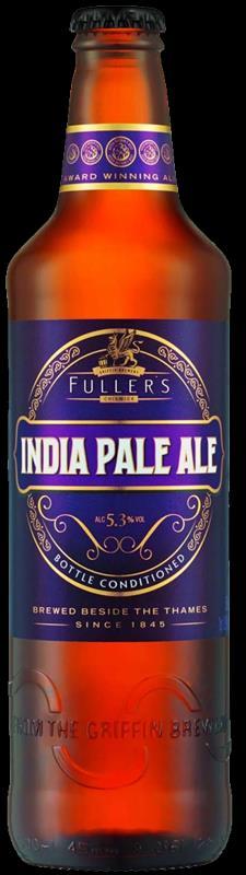 Cerveza Fuller s India Pale Ale Descripción: Sumamente placentera y agradable para beber, y