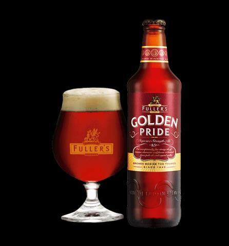 Cerveza Fuller s Golden Pride Descripción: Golden Pride ofrece aromas ricos llevan a un paladar mismo estilo,