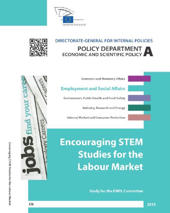 Situació del mercat laboral a Europa L ocupació especialitzada en l àmbit de les STEM creix a Europa malgrat la crisi i s espera que continuï creixent.