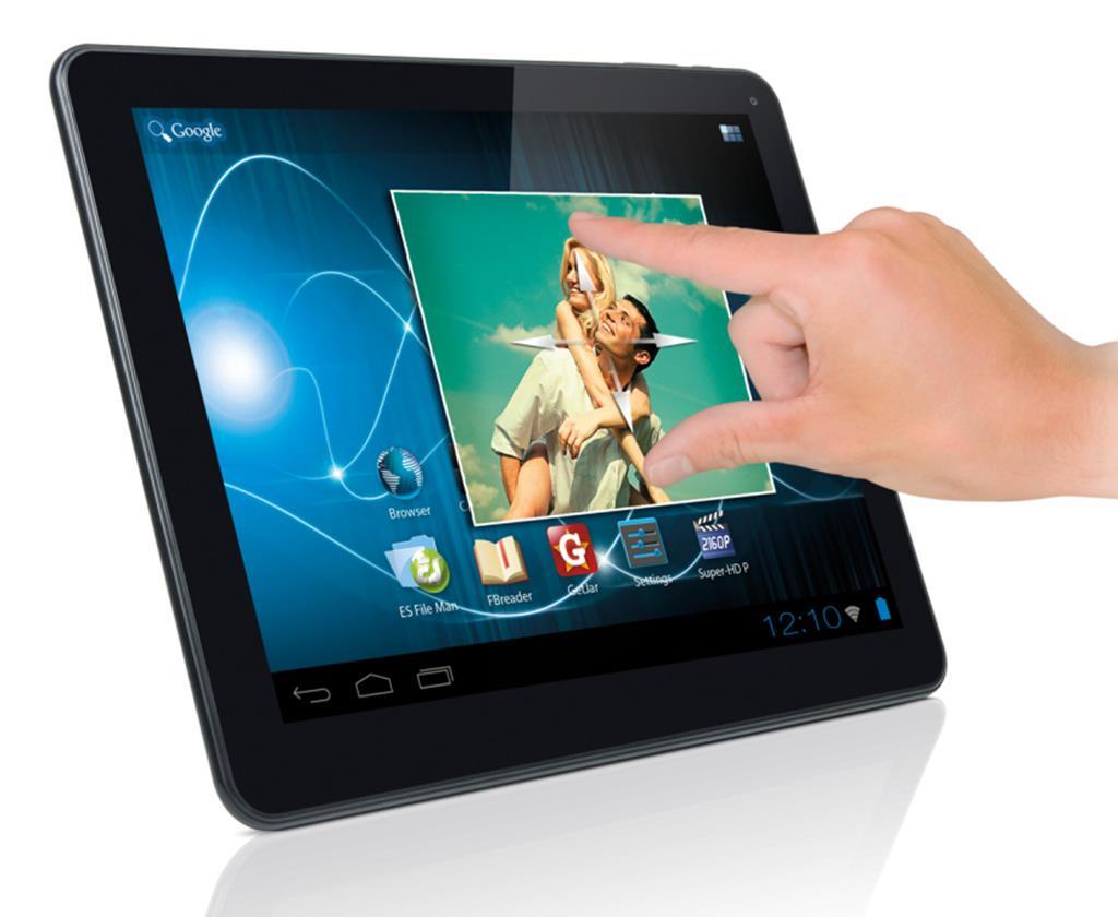 Tablet Sony con pantalla táctil, se conecta a Internet por WiFi, peso 560gr, puede