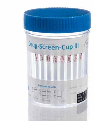 1770050 Drug-Screen-Cup III 5 RA AMP1000, BUP10, BZD300, COC300, THC50 1770060 Drug-Screen-Cup III 6 RA AMP1000, BZD300, COC300, MOR/OPI300, MTD300, THC50 1770061 Drug-Screen-Cup III 6 RB AMP1000,