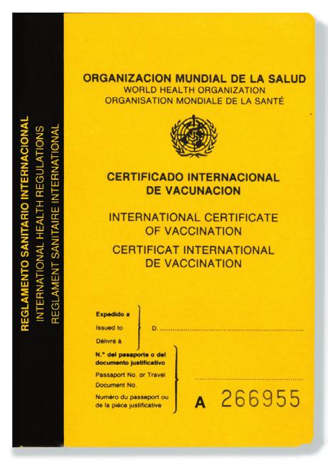 Antes del viaje... de Vacunación que las autoridades sanitarias de algunos países exigen como requisito de entrada.