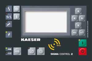 COMPRESORES Serie DSG-2 Sistemas de accionamiento eficaces con control moderno Controlador SIGMA CONTROL 2 El controlador SIGMA CONTROL 2 controla y supervisa de forma eficaz el funcionamiento del