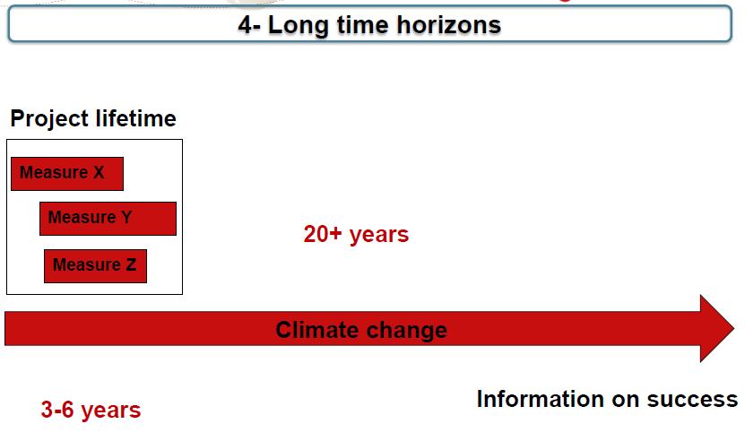 Incertidumbre con respecto al clima (y otros procesos de cambio global).