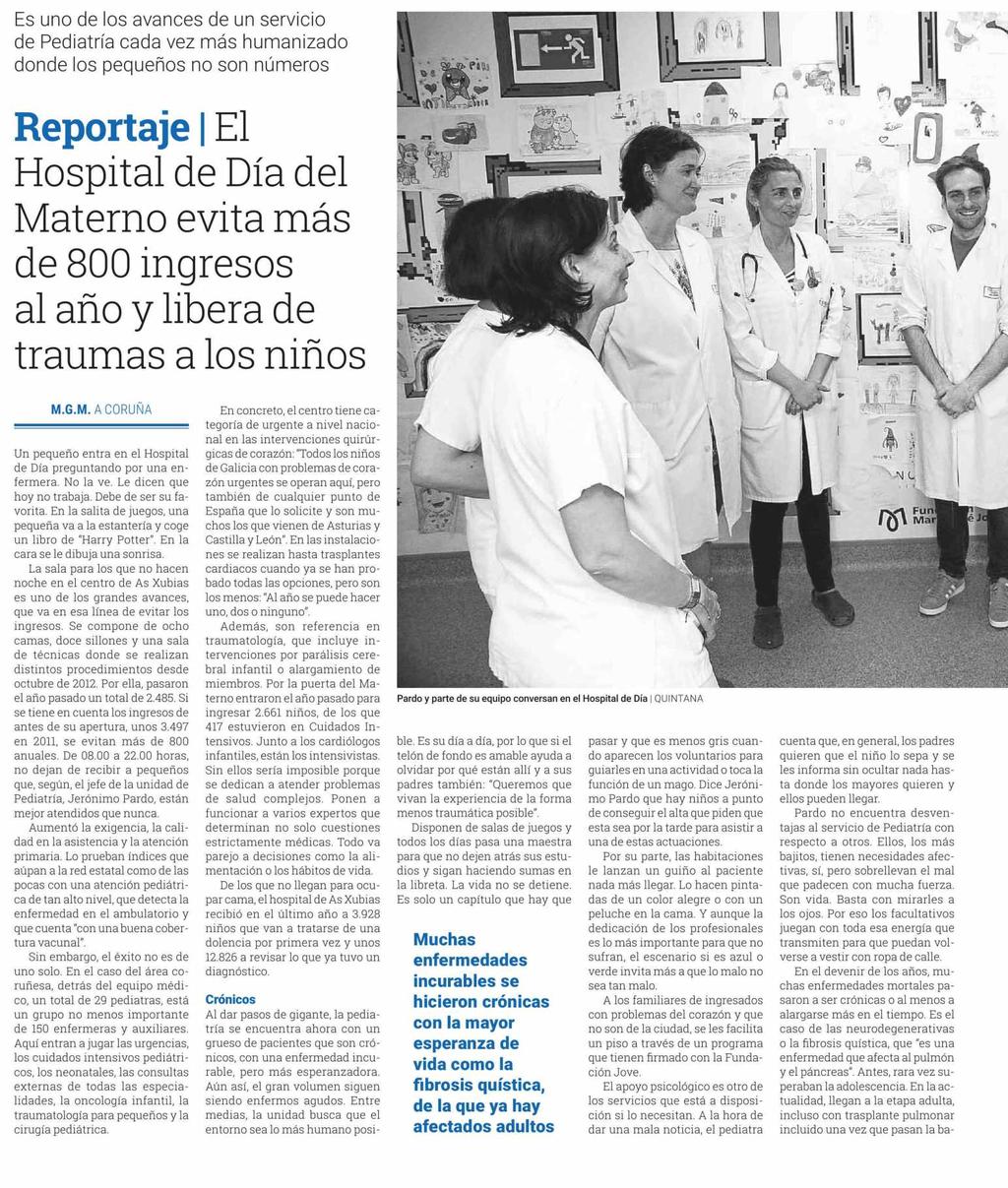 Diario de Bergantiños Lugo Prensa: Tirada: Difusión: Diaria 250 Ejemplares 250 Ejemplares 17/06/18 Sección: REGIONAL Valor: