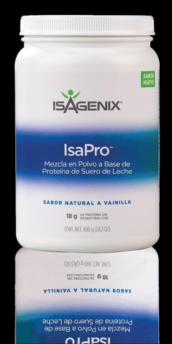 IsaPro y AMPED Hydrate IsaPro TM QUÉ POR QUÉ CÓMO Concentrado de proteína de suero de leche sin desnaturalizar de alta calidad, con 18 g de proteína en cada porción.