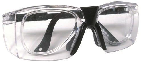 Gafas de protección RX VISION 6.3 Montura cómoda y resistente, panorámica. s ajustables en longitud. Puente blando y.
