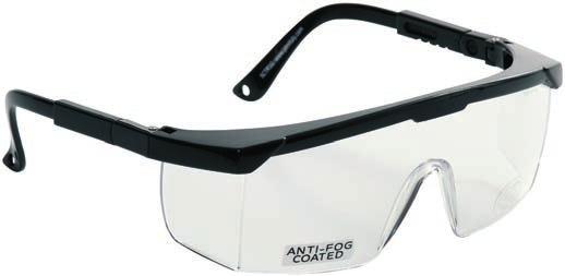 Gafas de protección INDUSTRY 6.3 Montura extremadamente envolvente, patillas con inclinación y longitud ajustable.
