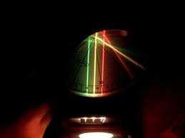 La bombeta emet llum en totes direccions que reflecteixen les