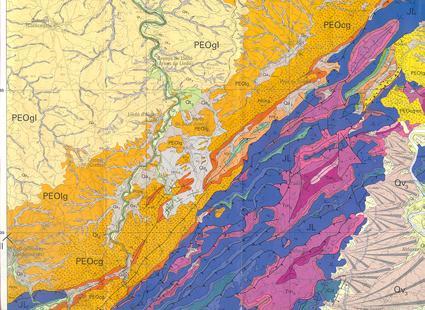 INSTITUT CARTOGRÀFIC DE CATALUNYA (F 1980) Mapa Geològic de