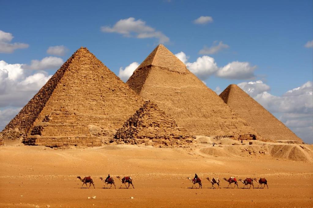 Construidas por las primeras dinastías del Antiguo Egipcio, son las únicas supervivientes de las 7