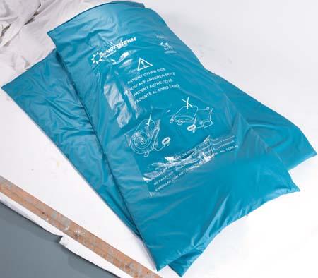 Las Mantas son usadas generalmente en la sala de recuperación (URPA) y en otras situaciones donde no sea práctico colocar un colchón