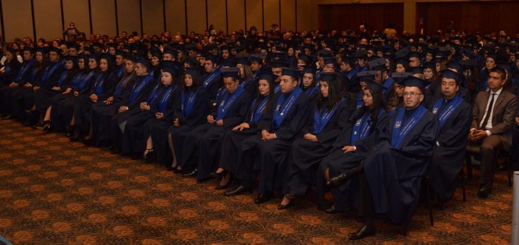 Ubicación Los graduandos deben ubicarse de acuerdo con el número de silla que encontrarán en su invitación. NO se pueden cambiar de silla, pues en ese orden se entregarán los diplomas.