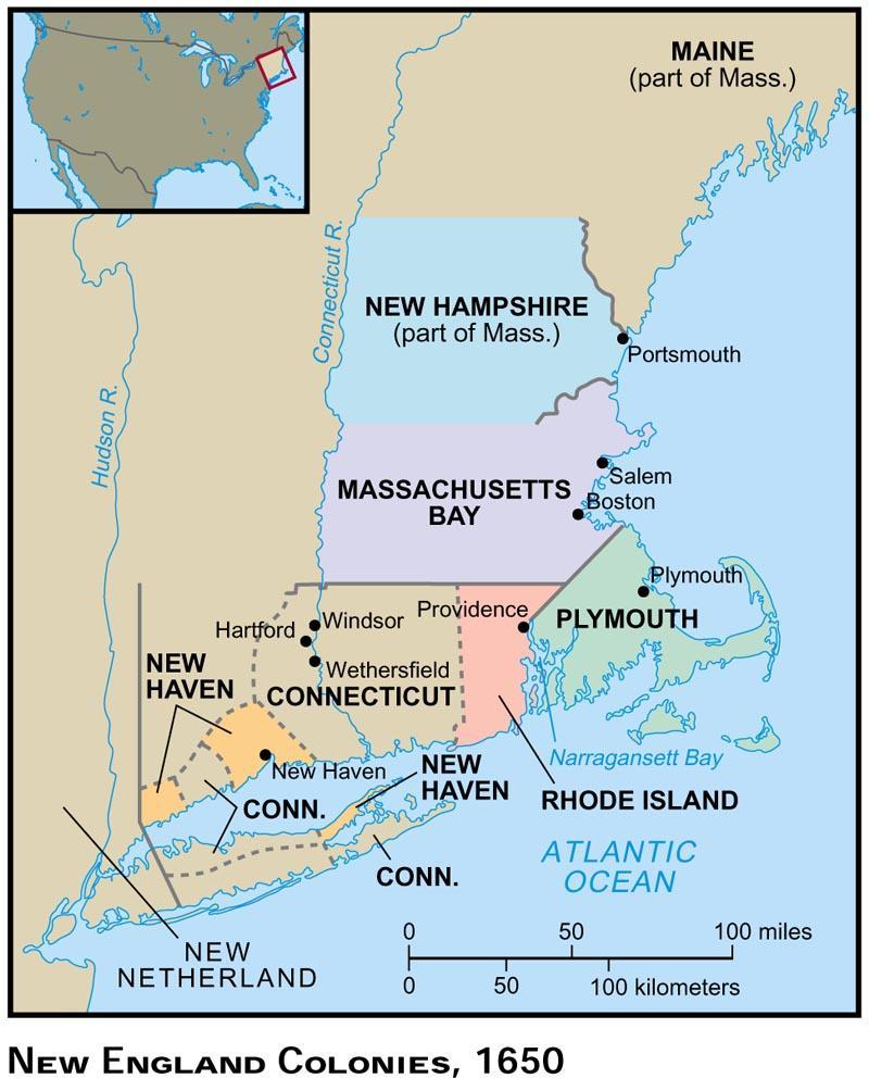 Colonia Puritana de Nueva Inglaterra Carlos I de Inglaterra persiguió a los puritanos, obligándolos a huir.