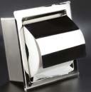Brillo Double toilet roll holder stainless steel polished PORTARROLLOS INDUSTRIAL/