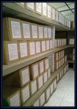 ROTULACIÓN PROVISIONAL: Se elaboraron rótulos provisionales para cada una de las unidades de conservación encontradas, cajas, carpetas, paquetes y tomos, con base en la información contenida en los