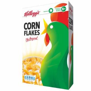 Corn FLAKES Kellogg`s 24 Gr 378 kcal 84 gr S 0,9 gr 0,2 gr