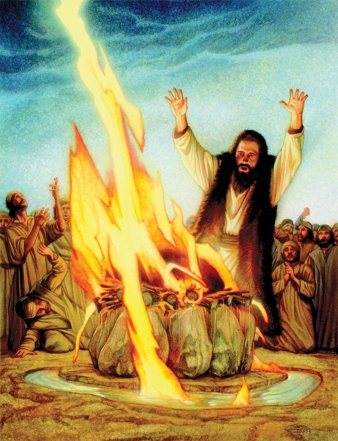 EL ARMAGEDÓN Y EL MONTE CARMELO: SEGUNDA PARTE Entonces cayó fuego de Jehová, y consumió el holocausto, la leña, las piedras y el polvo, y aun lamió el agua que estaba en la zanja.