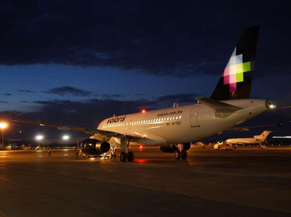 Nueva Sub-Base de Operaciones Volaris en Monterrey + 255,000 pasajeros adicionales 10 Rutas directas nuevas: MTY Cancún MTY Chihuahua MTY MTY Culiacán - MTY MTY Mérida MTY