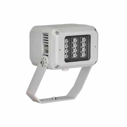 5 Zonas 1, 2, 21 y 22 FOCO LED ATEX SMALL - 2500 LM SERIE KRAZ Gran Iluminación LED Compacta La gama Kraz Small está diseñada específicamente para entornos peligrosos que requieren un alto