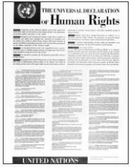 Declaración Universal de los Derechos Asamblea General N.U. resolución 217 del 10 de diciembre de 1948 Paris, Francia.