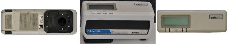 COMPATIBILIDAD CON LOS ESPECTROFOTOMETROS MULTIANGULOS XRITE MA68ll El X-Rite MA68 fue el primer instrumento de medición portátil, presentado en el año 1995.