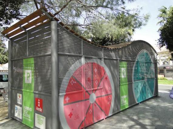 Control de Acceso 10 aparcamientos de bicicletas del Ayuntamiento de Murcia.