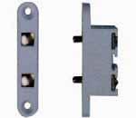 Pasacable rígido para empotrar en el marco de la puerta de alta calidad en acero inoxidable para utilización en doble puerta o en los casos donde no