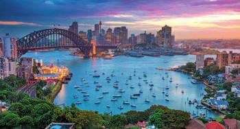 5005 SYDNEY - MELBOURNE AUSTRALIA Sydney Atardecer en la bahía Sydney Melbourne 5005 7 1.940 $ DÍA 1 SYDNEY Llegada a Sydney.
