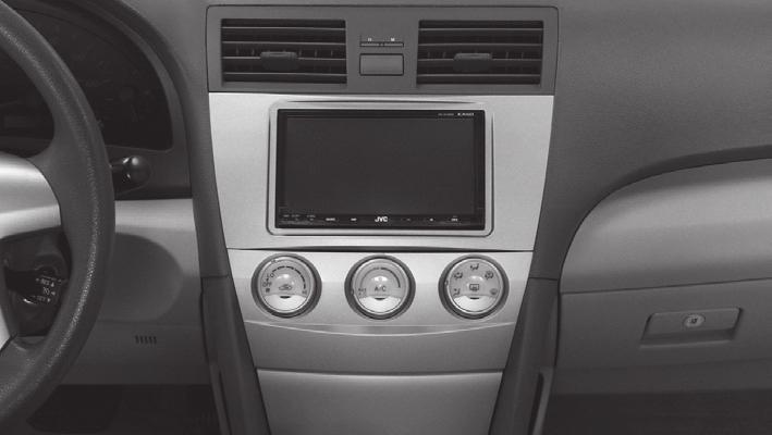 INSTALLATION INSTRUCTIONS FOR PART APPLICATIONS Toyota Camry 2007-2011 KIT FEATURES Double DIN head unit provision KIT COMPONENTS A) Radio Housing Trim Panel B) (4) #4 x 3/8 Phillips Screws A B