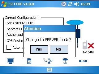 MANUAL USUARIO 12 Operador: Presionando el botón aparecen los parámetros de configuración de la compañía telefónica. Estos parámetros son facilitados por la propia compañía.