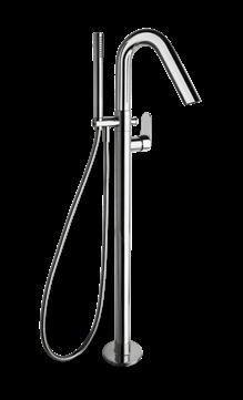 without shower kit Single lever column bath-shower without shower kit 32 945 765 630 45
