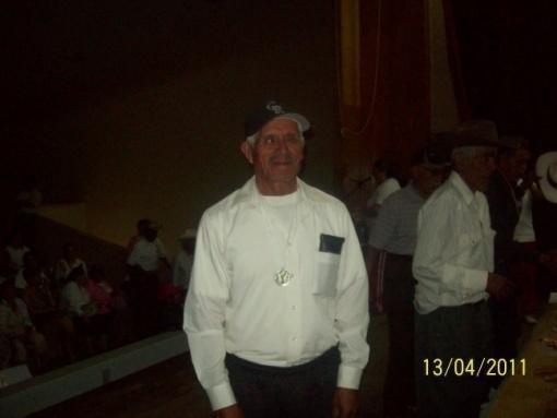 *J. Cruz Rea Cisneros de la comunidad del Hormiguero y Efrén Macías Blanco de la comunidad del