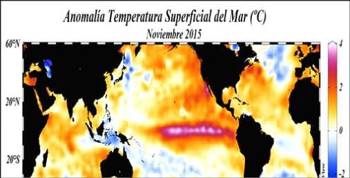 Servicio Hidrográfico y Oceanográfico de la Armada de Chile 2011 Figura V-26: Anomalías de la Temperatura