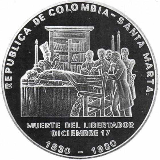 El catálogo de medallas del venezolano Ezequiel Urdaneta Braschi hijo (1983) la describe así: Año 1980.
