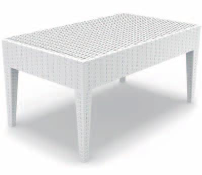 Une table de résine renforcée avec fibre de verre et un cristal tempérant noire.
