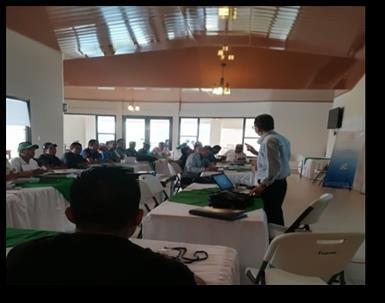En la ciudad Márcala, La Paz, se realizó un segundo taller de capacitación para Técnicos en Regulación y Control (TRC), en el que se capacitaron a 27 Técnicos Municipales, de los