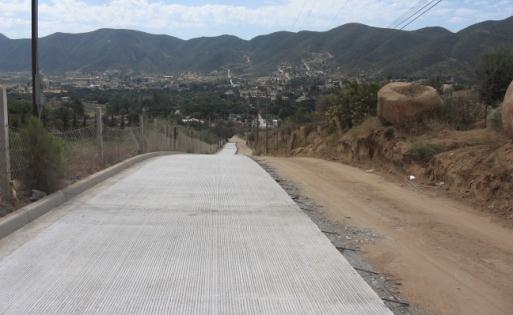3 Tecate- Ensenada, con la vialidad que une los poblados de El Porvenir y Francisco Zarco.
