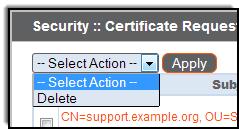 Nota: Si está renovando un certificado, utilice los mismos datos de solicitud del certificado que se usaron para el
